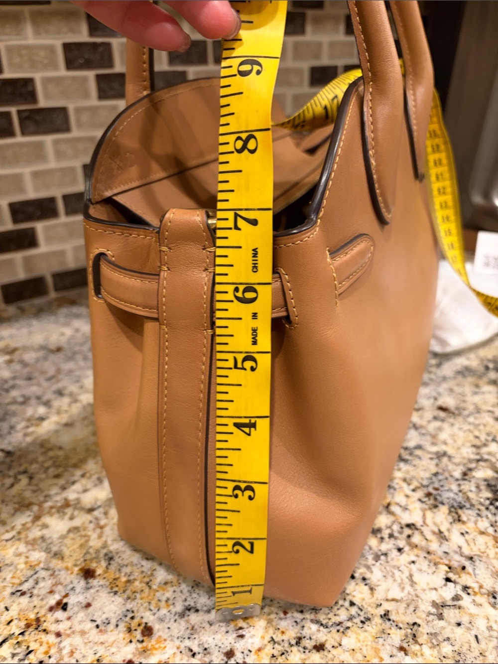 Coach EMPIRE 28 HONEY BROWN soft Leather Satchel - Picture 17 of 17
